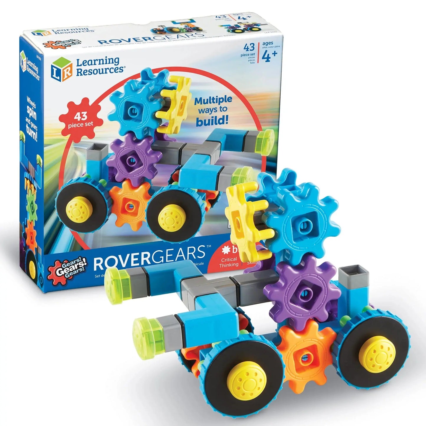 Gears! Gears! Gears! Rover Gears, Building Set, Puzzle, 43 Pieces, Ages 4+