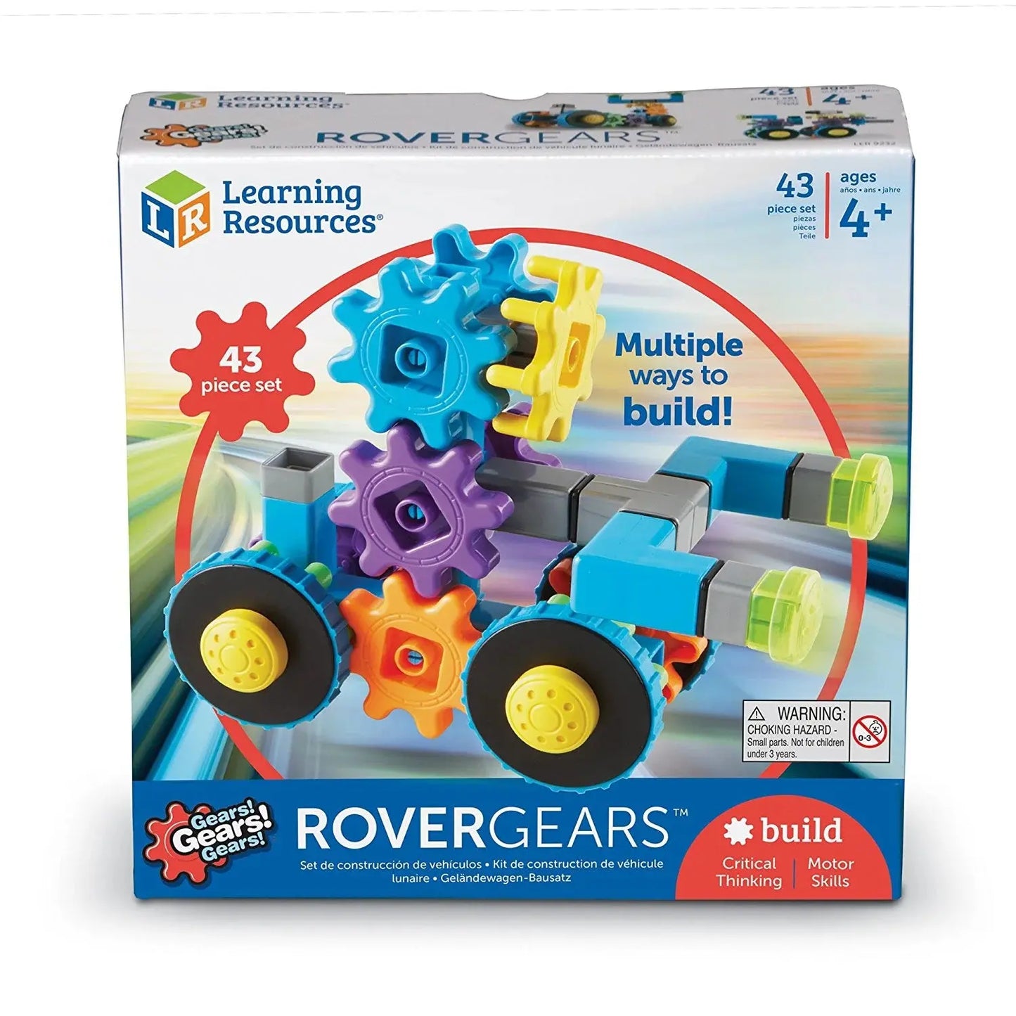 Gears! Gears! Gears! Rover Gears, Building Set, Puzzle, 43 Pieces, Ages 4+